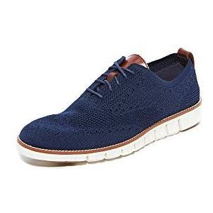 Cole Haan - Zerogrand Stitchlite - Veterschoenen - Donkerblauw - Gebreid Nylon