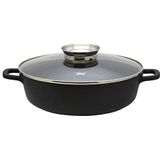 ELO 86693 Alucast serveerpan, braadpan, gegoten aluminium, 4,5 liter, 32 cm