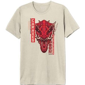 House of the Dragon MEHOFTDTS024 T-shirt voor heren, natuur, maat 3XL, Natuurlijk., 3XL