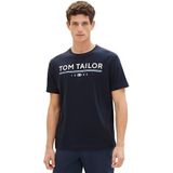 TOM TAILOR T-shirt voor heren, 10668 - Sky Captain Blue, XL