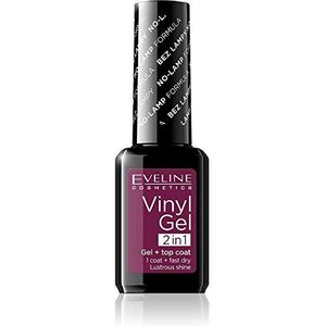 Eveline Vinyl Gel 2-in-1 gel + top coat geen lamp UV/LED formule 209