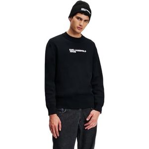 Karl Lagerfeld - KLJ Logo Knit Sweater - Gebreide Trui - Zwart