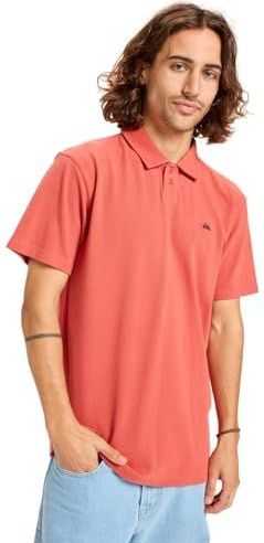 Quiksilver - Mw Pique - Poloshirt - Trekking Green - Korte Mouwen - 100% Katoen