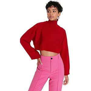Trendyol Acryl Trui - Rood - Regular S Rood, Rood, S