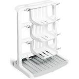Munchkin Tidy Dry Space Saving Baby Bottle Drying Rack, White, 1 Count (Pack of 1)