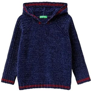 United Colors of Benetton Trui voor kinderen en jongeren, donkerblauw 252, 12 Maanden