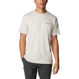 Columbia Tech Trail T-shirt, korte mouwen, donkersteen, hellingsafbeelding, XL heren, Donkere steen, hellingsgrafiek, XL