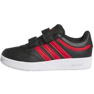 adidas Uniseks-Kind HOOPS 4.0 SHOES, core black/better scarlet/ftwr white, 28 EU