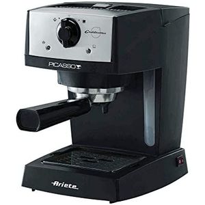Ariete 1366/50 00M136650AR0 Picasso Cialdissima koffiezetapparaat, 1 liter, zwart