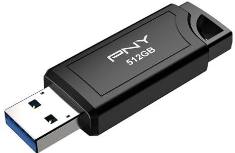 PNY 512GB PRO Elite V3 USB 3.2 Gen 2 Flash Drive, up to 1000MB/s Read, up to 800MB/s Write, Extreme Performance for Professional Data Storage and Transfers, Premium Metal Design, Type-A Connector