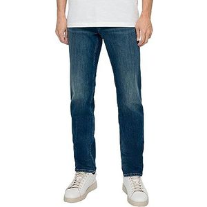 s.Oliver Heren jeans broek Slim Fit Regular Blue Green 34, blauwgroen, 34W x 34L