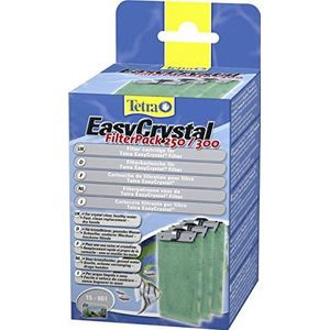 Tetra EasyCrystal Filter Pack 250/300 filterpads (filtermateriaal voor EasyCrystal binnenfilter, geschikt voor aquaria van 30 liter), 3 stuks