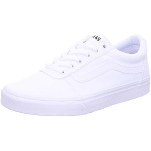Vans Dames Ward Sneaker, (Triple White) Wit, 8 UK, Triple Wit Wit, 42 EU