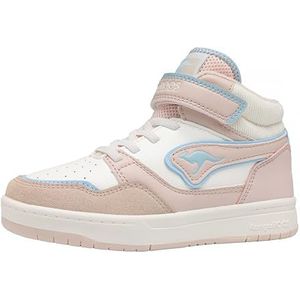 KangaROOS K-cp Dunkin Mid Ev sneakers voor meisjes, Crystal Gray Blue Sky, 30 EU