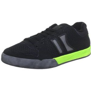 Globe Lift GBLIFT unisex sneakers voor volwassenen, Zwart Black Fluoro Green 10331, 39 EU