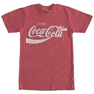 Coca-Cola T-shirt voor heren - rood - L