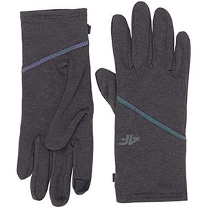 4F Gloves REU009 jeans, grijs melange, S unisex volwassenen, grijze mengeling, S