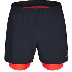 Odlo Heren hardloopshorts 2-in-1 short Zeroweight 5 inch