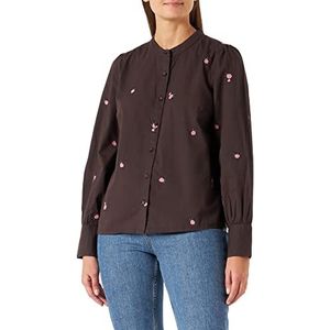 ICHI IHSENNY SH damesblouse, 190915/Coffee Bean, 36