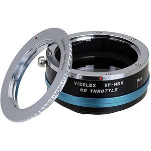 Vizelex ND Throttle Lens Mount Adapter - Olympus Zuiko (OM) 35mm SLR Lens to Micro Four Thirds (MFT, M4/3) Mount Mirrorless Camera Body, met ingebouwde variabele ND Filter (2-Stop to 8-Stops)
