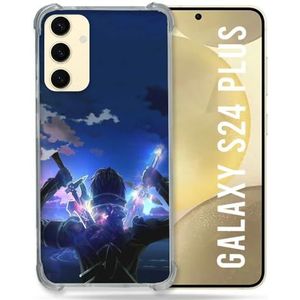 Cokitec Versterkte hoes voor Samsung Galaxy S24 Plus Manga SAO Sword Art Online Epee
