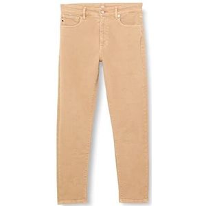 BOSS Straight Tapered 4.0 Jeans Trasers voor dames, medium beige, 34