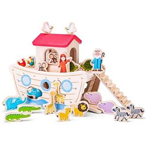 New Classic Toys Houten Noahs Ark Vorm Sorteerder