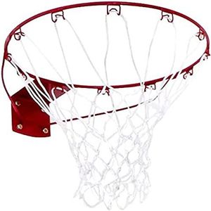 Sure Shot Unisex Sure Shot Ring + Net 211 Home Court Basketbal Hoop, Rood Wit, Officiële Maat UK