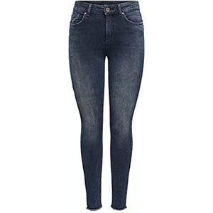 ONLY Skinny fit jeans voor dames, ONLCoral sl, blauw, zwart denim, (L) B x 34L