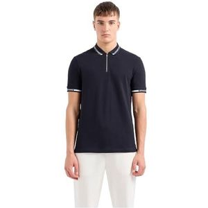 A|X ARMANI EXCHANGE Poloshirt voor heren, Diepe marine, XS