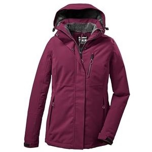 Killtec - KOW 140 WMN JCKT - Outdoorjack - Donkerpurper - Waterdicht - Ademend - Afneembare Capuchon