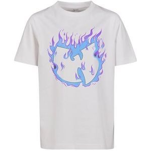 Mister Tee Jongens Kids Wu Tang Cloud Tee T-shirt, wit, 122/128 cm