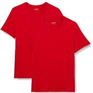 MUSTANG Heren T-shirt (verpakking van 2), Chili Pepper 7189, XXL