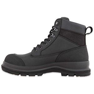 Carhartt Detroit 6 Inch Rugged Flex S3 veiligheidsschoen unisex werkschoen voor heren, Zwart, 45 EU