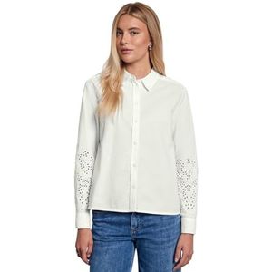 Street One Studio - Blouse - Wit - Dames - Geborduurde Mouwen