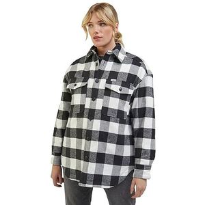 Lee Overhemd voor dames, gewatteerd, antraciet, XL