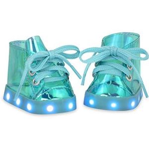 Blauwe lichtgevende sneakers