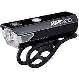CatEye Unisex's AMPP 200 Front Bike Light Veiligheid, Zwart, One Size
