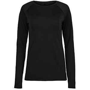 O'NEILL Tees Yoga LS T-shirt met lange mouwen, dames, 9010 Blackout-A, regular