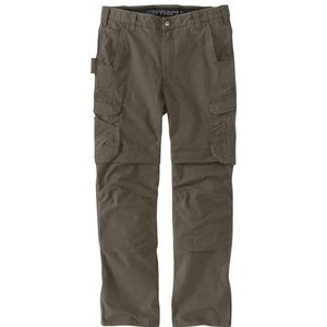 Carhartt Heren Steel Rugged Flex Relaxed Fit Ripstop Double Front Cargo Work Utility Pants, tarmac, 38W x 30L