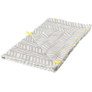 Ikea 603.731.86 KLÄMMIG handdoek met capuchon, grijs, geel, 60x62 cm, niet gespecificeerd