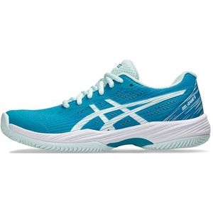 ASICS Gel-Game 9 Clay/OC, damessneakers, EU, Blauw wit theeblad, 37 EU