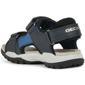 Geox J Borealis Boy A Sandalen voor jongens, rood (navy red), 26 EU