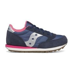 Saucony Originals Unisex Kids Jazz Original Sneaker, Navy Zilver Roze, 13 UK