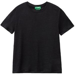 United Colors of Benetton T-shirt, Zwart 100, XXS
