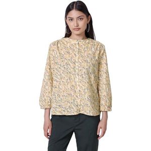 Street One - Studio - Chemisier - Geel - Motief Floral - Katoen