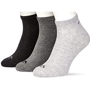 HEAD Unisex Sneaker Trainer Socks, Grey Combo, 35 EU