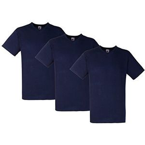 Fruit of the Loom T-shirt voor heren met V-hals (verpakking van 3 stuks), meerkleurig (Multicoloured 99), M