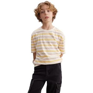 DeFacto Jongens T-shirt, ecru, 5-6 Jaar