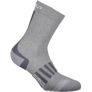 CMP - Trekking Sock Mid Microlon Wmn, Woman, Grey-Ghiaccio, 36/38